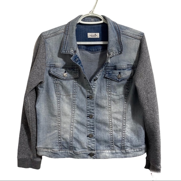 Coats | Bootlegger Stretch Denim Jacket 